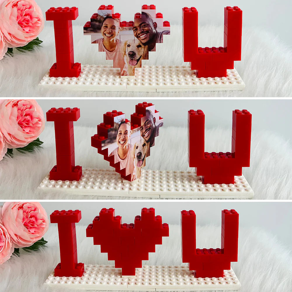 I ❤️ U – Építőkockás emlék