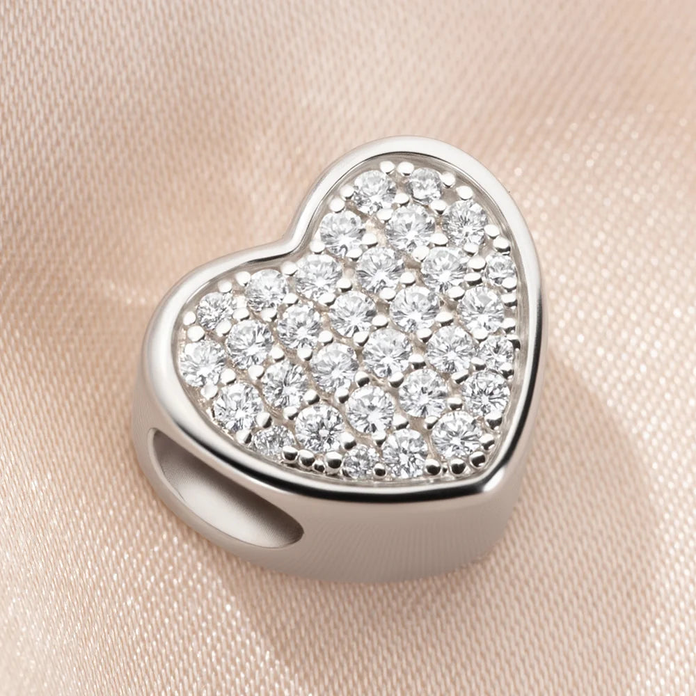 Örök Emlék Fényképes Szív Charm