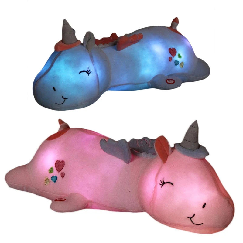 FényPlüss Unikornis 60cm
