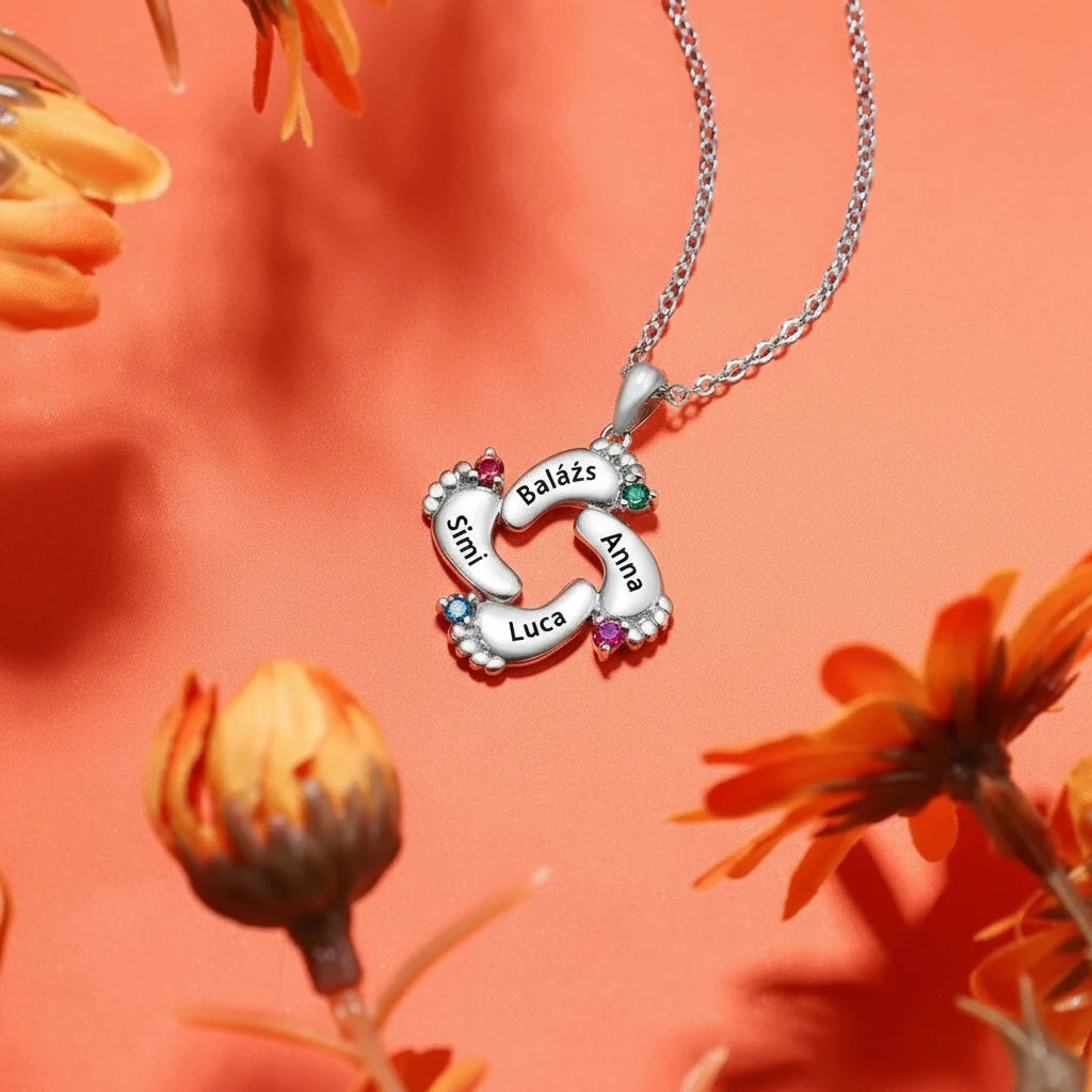 Anyai Szeretet Medál – Születési Köves Ékszer