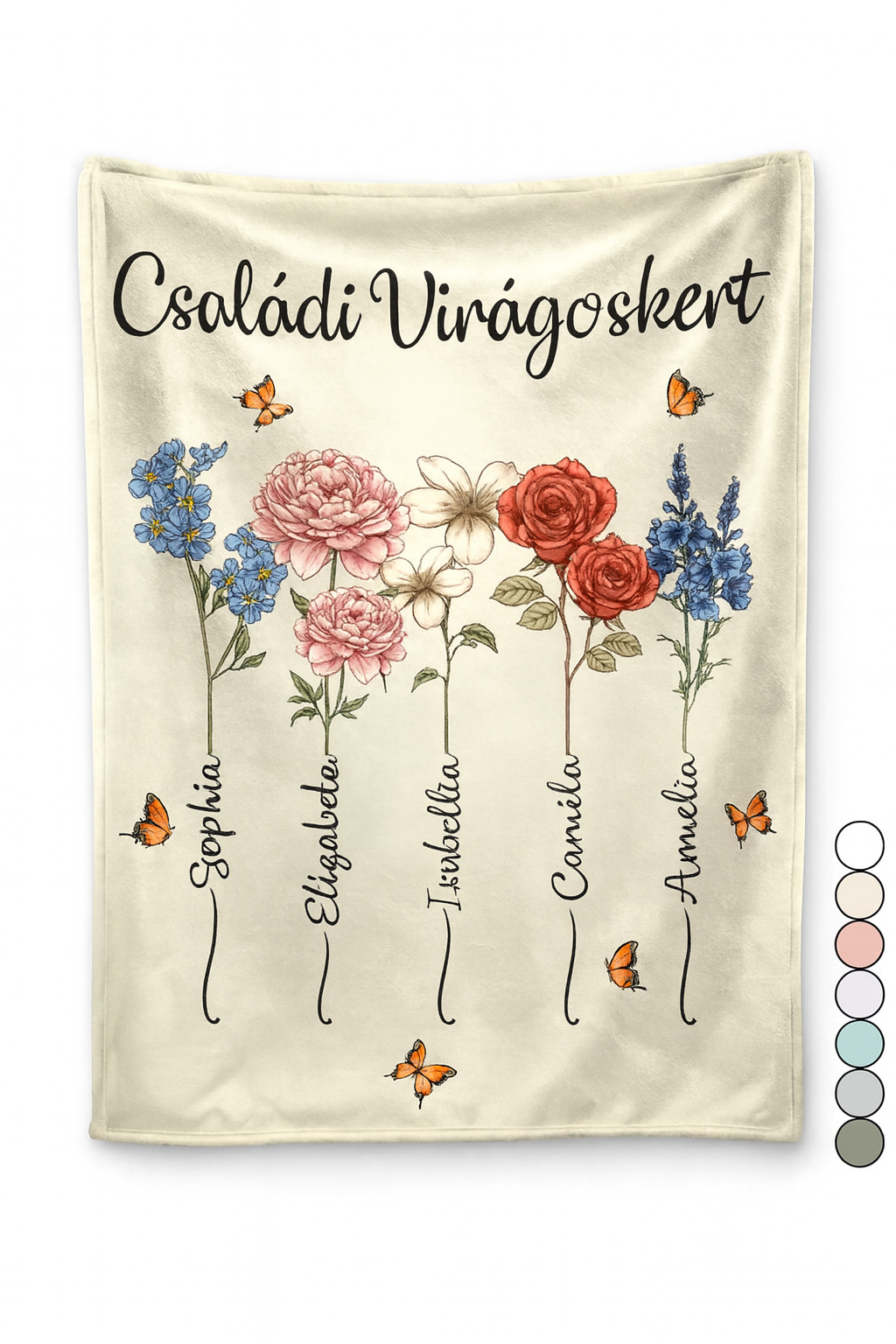 Családi Virágoskert Takaró