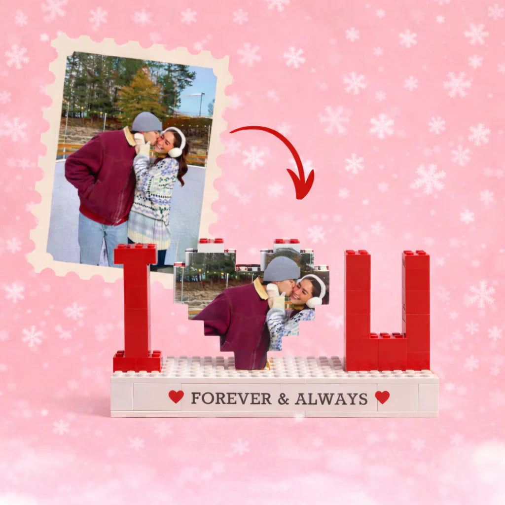 I ❤️ U – Építőkockás emlék