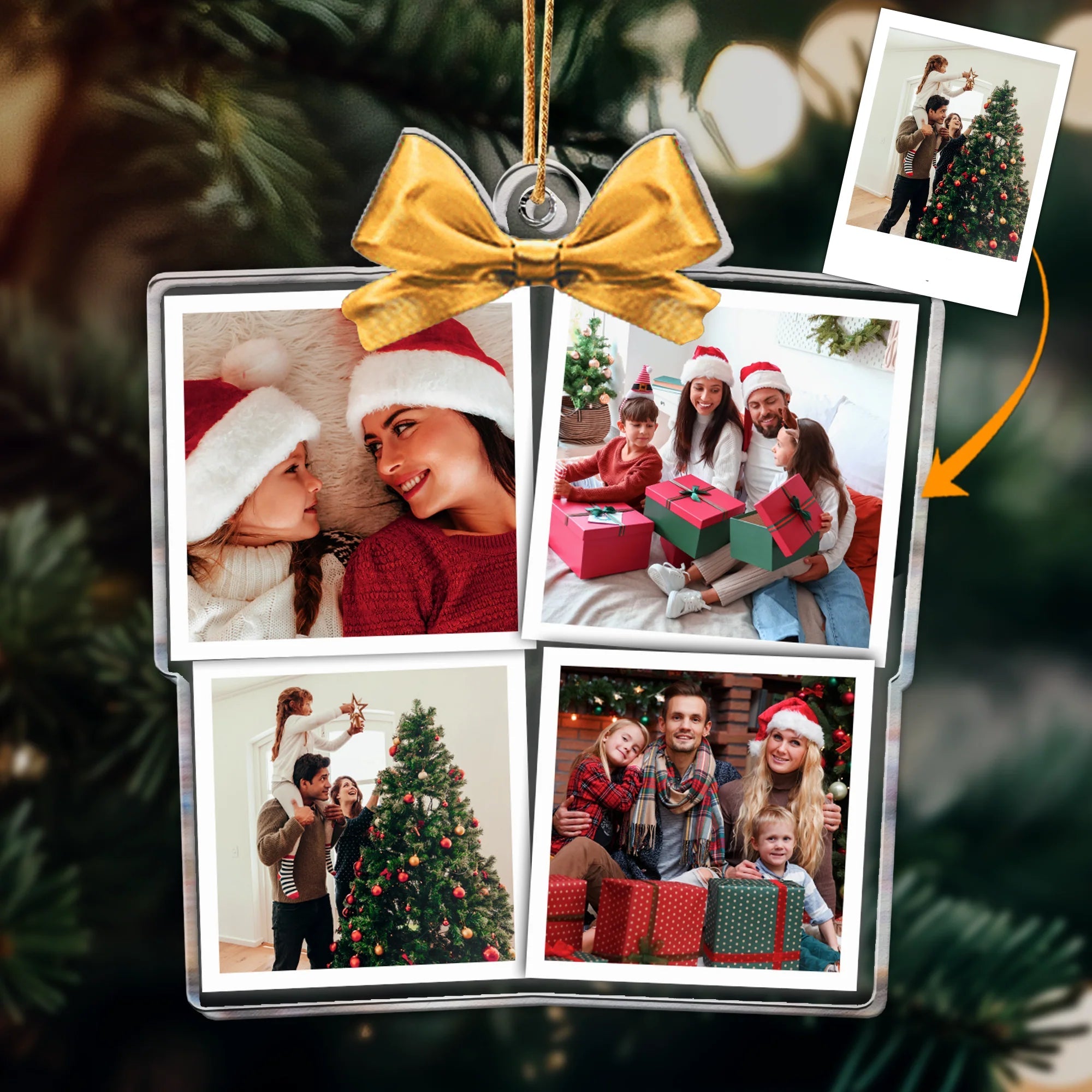 Egyedi Karácsonyfadísz