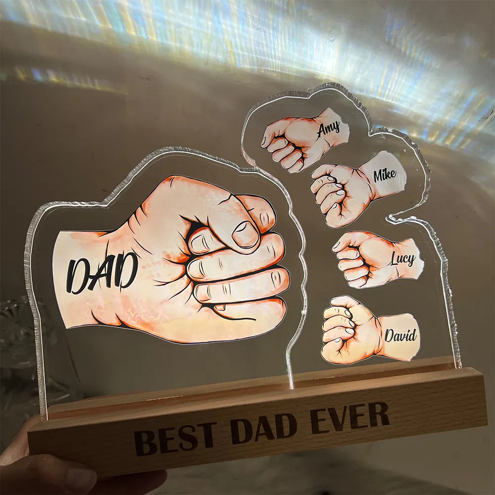 Apa-Papa Csapat 3D Lámpa