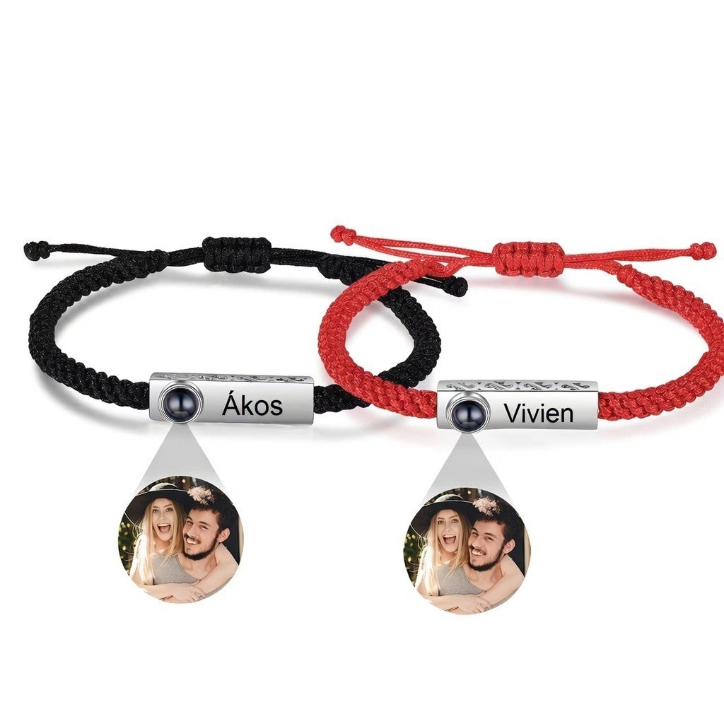 Összetartozunk – Páros Fotóvetítős Karkötő