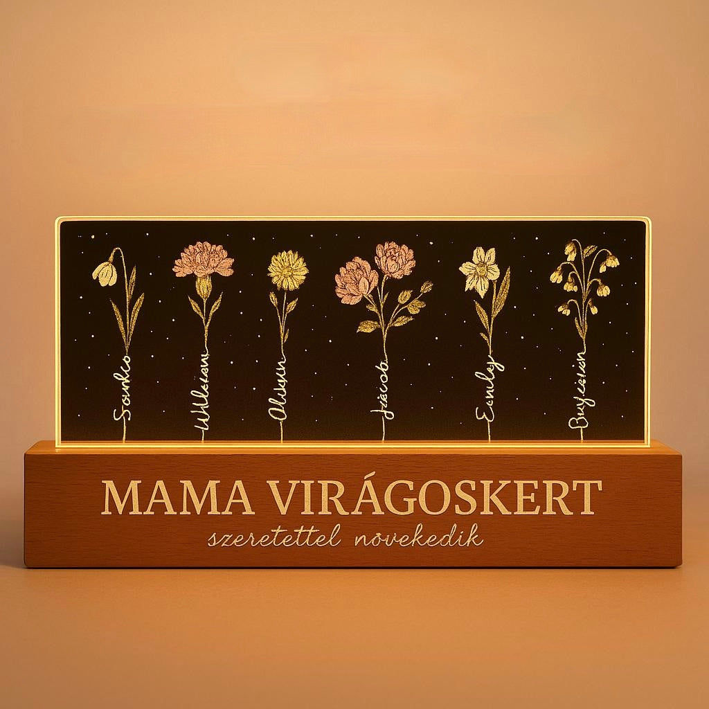 AnyaFény Családi Virágoskert Lámpa