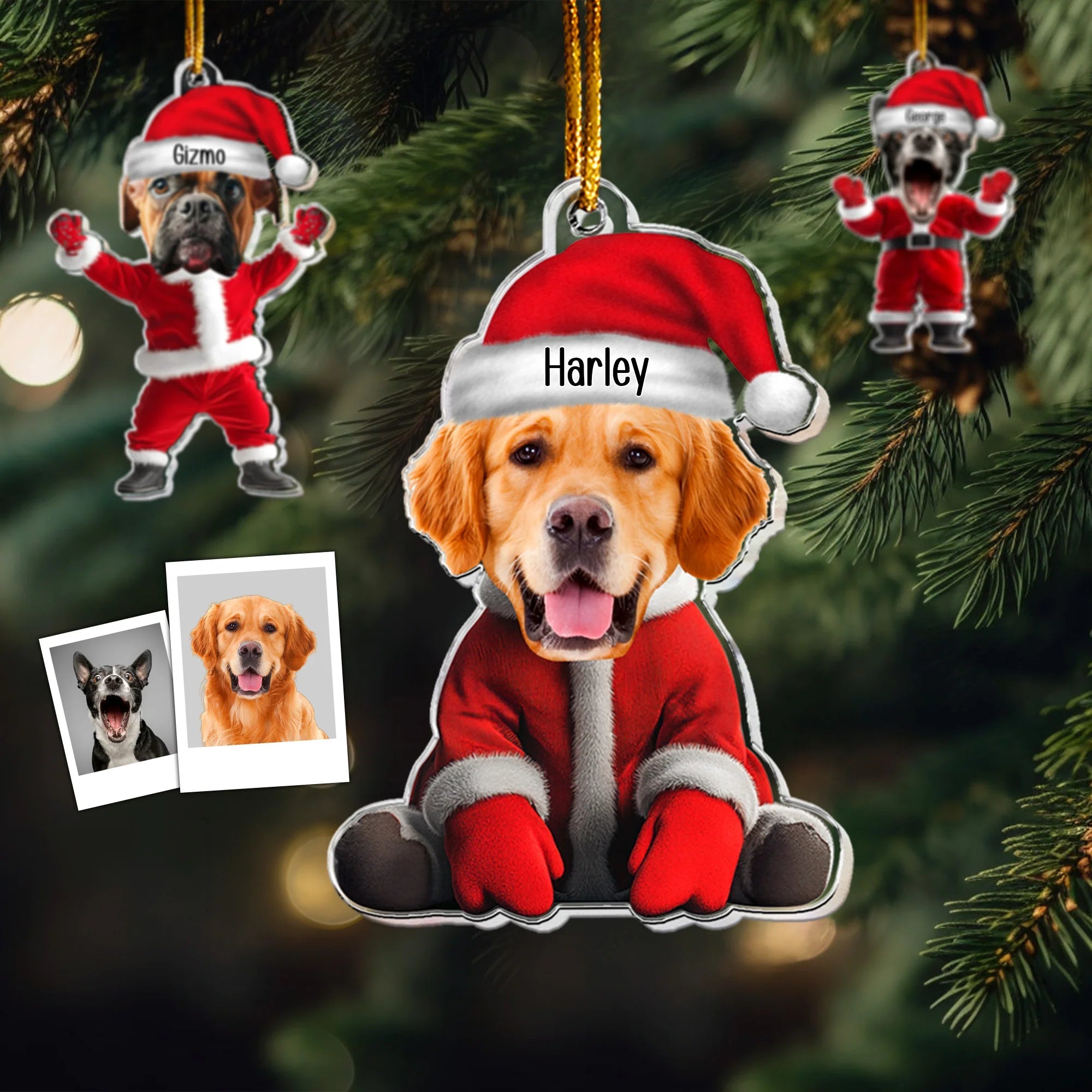 Egyedi Karácsonyfadísz