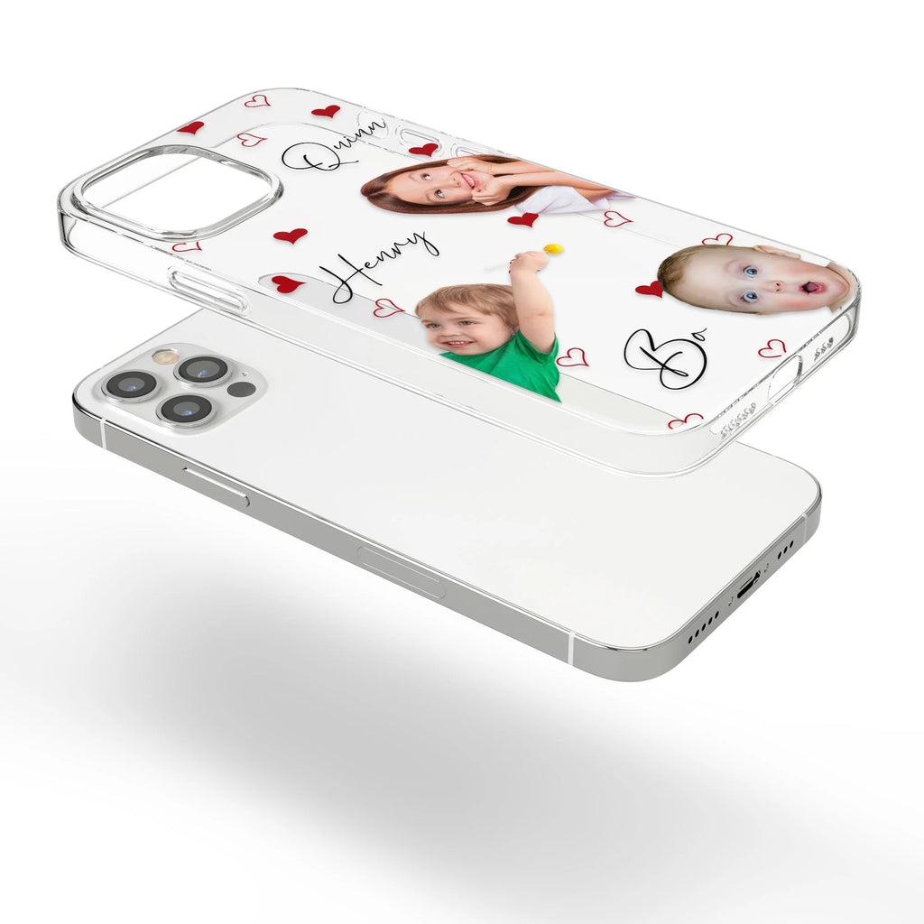 Egyedi Családi Arcok iPhone tok