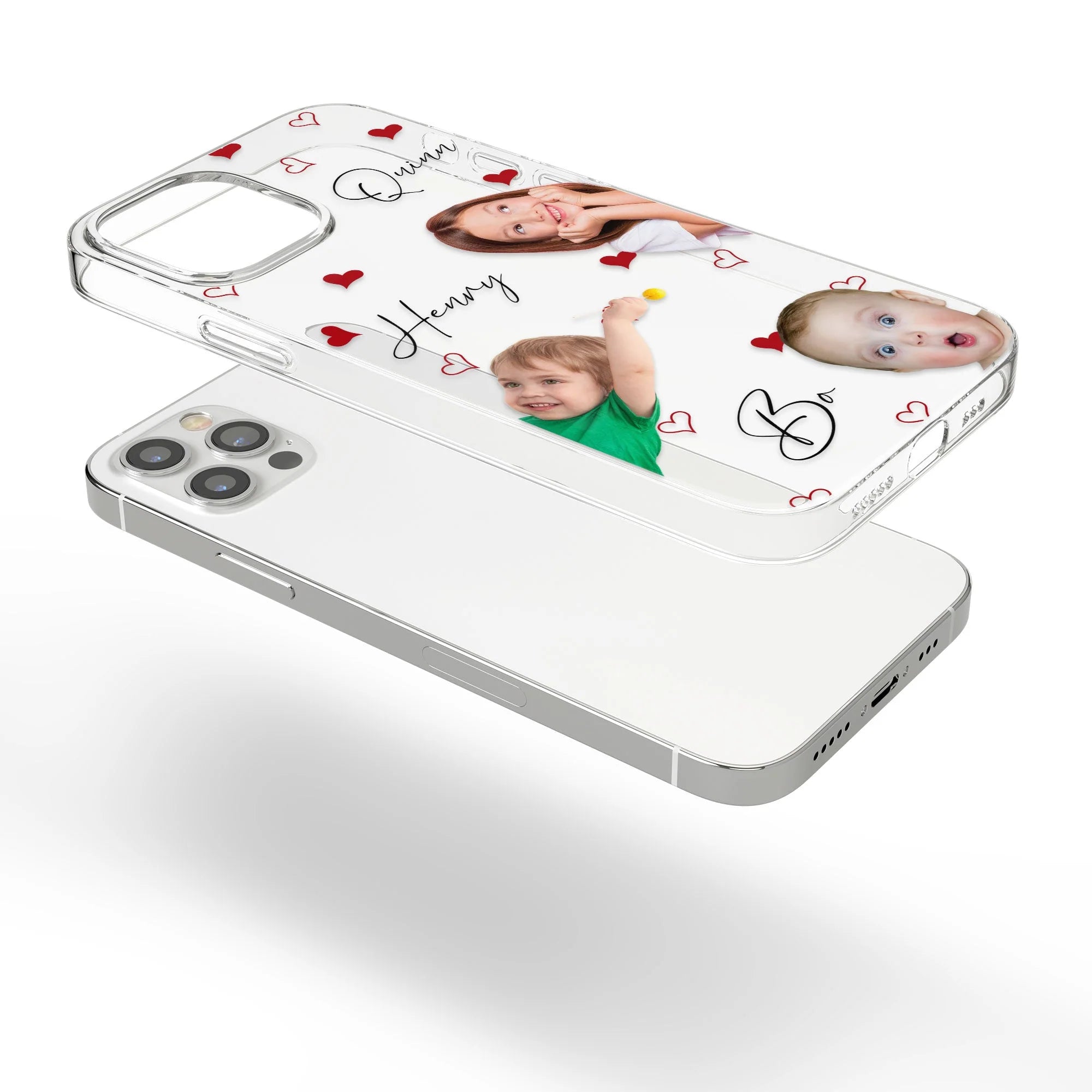 Egyedi Családi Arcok iPhone tok