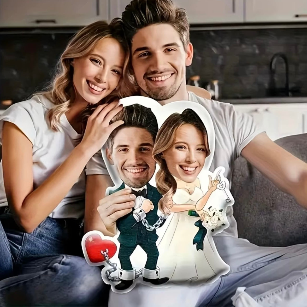 Figurás Valentin-napi Párna