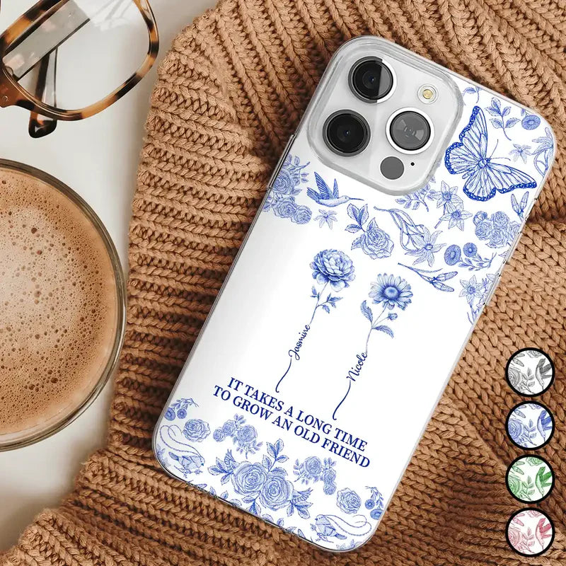 Egyedi Családi Virágoskert iPhone Tok