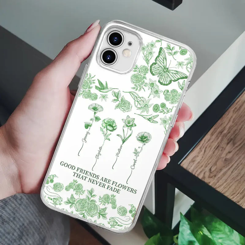Egyedi Családi Virágoskert iPhone Tok