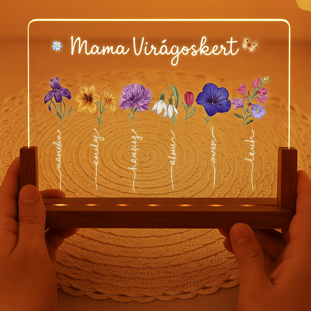 AnyaFény Családi Virágoskert Lámpa