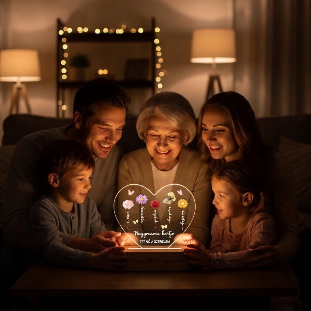 Családi Virágoskert Lámpa