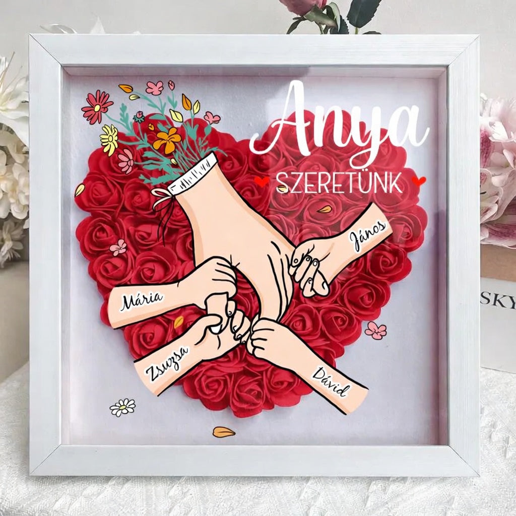 Örök Virágbox - Családi Ölelés