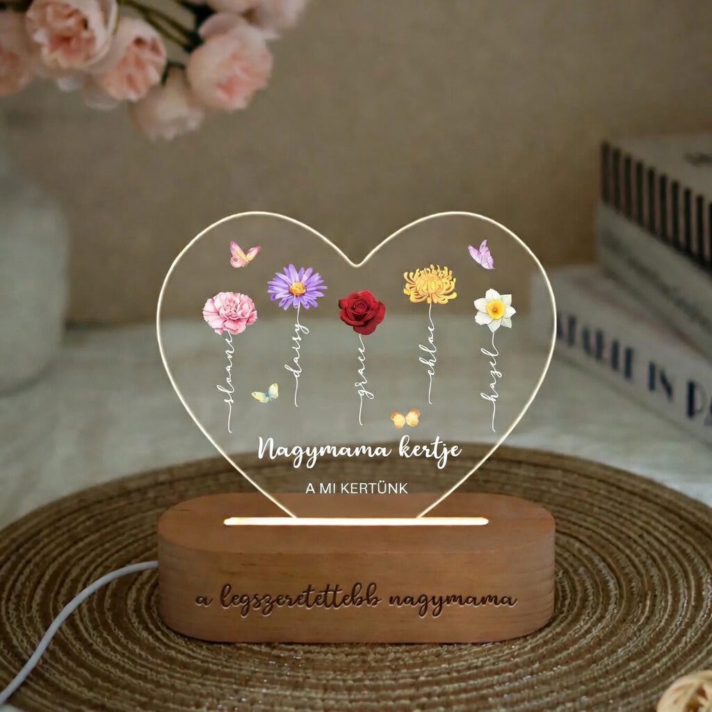 Családi Virágoskert Lámpa