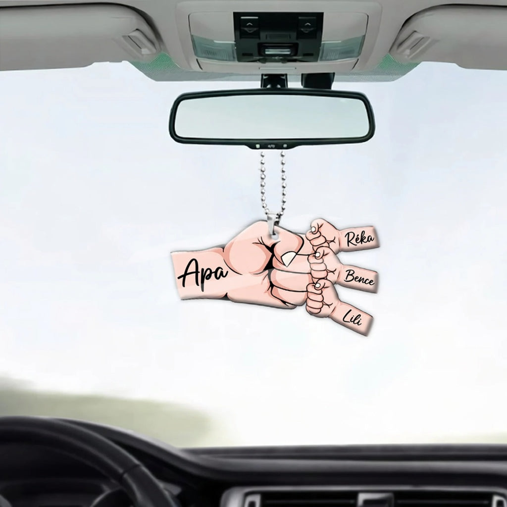 "Apa Csapata" Autós Dísz – Egyedi nevekkel