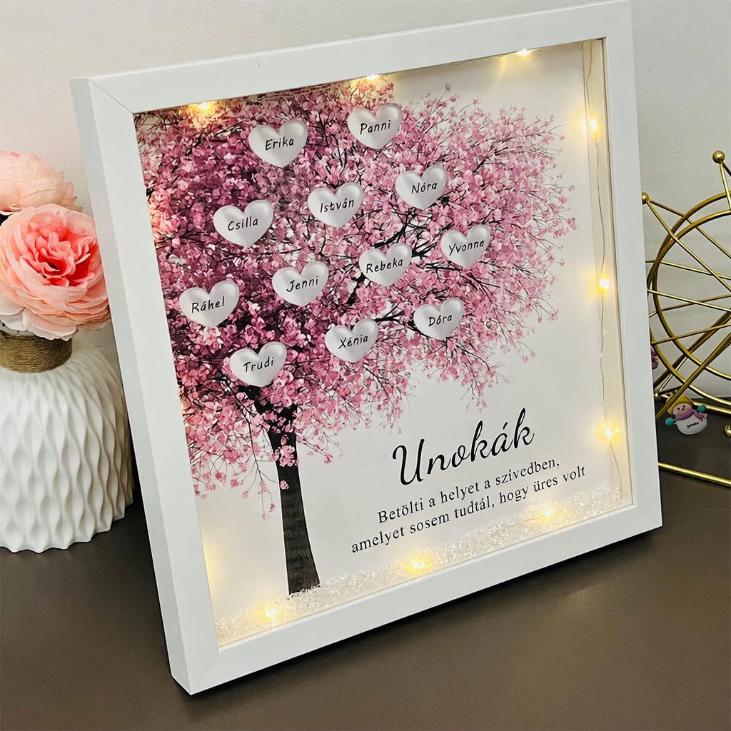 Világító Családfa Box