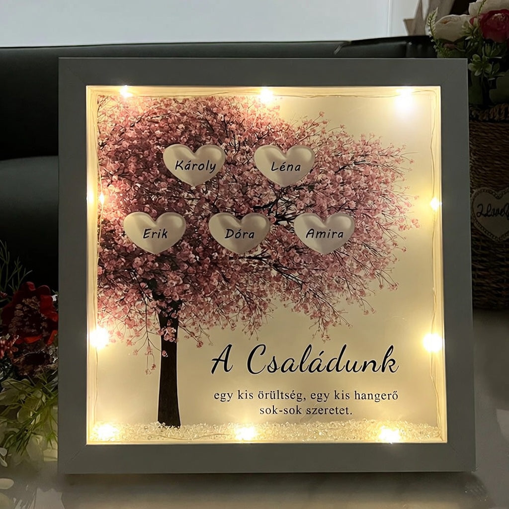 Világító Családfa Box