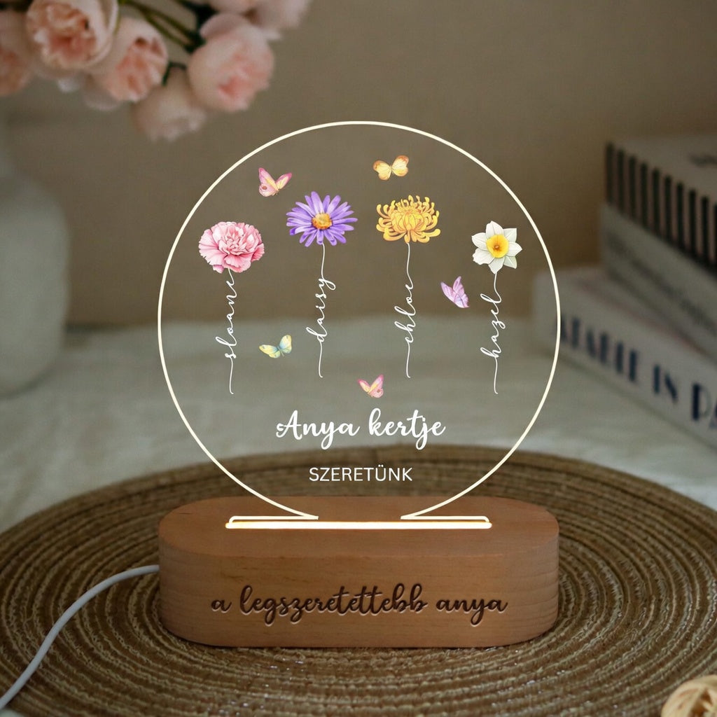 Családi Virágoskert Lámpa