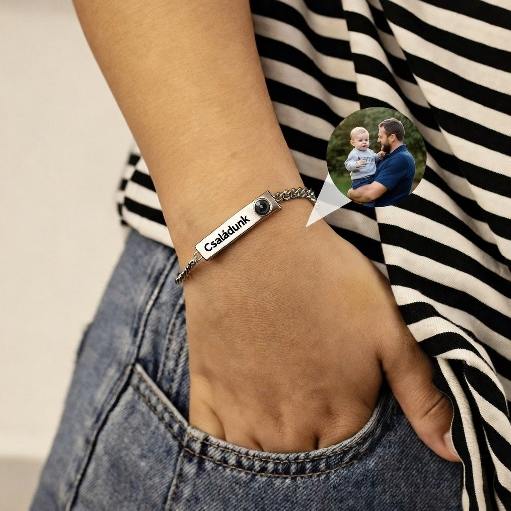 Összetartozunk – Páros Fotós & Gravírozott Karkötő