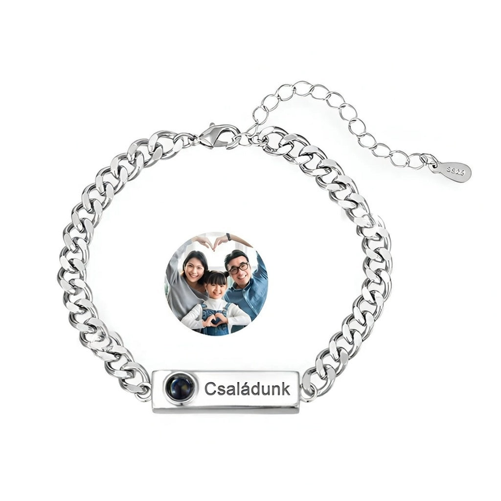 Összetartozunk – Páros Fotós & Gravírozott Karkötő