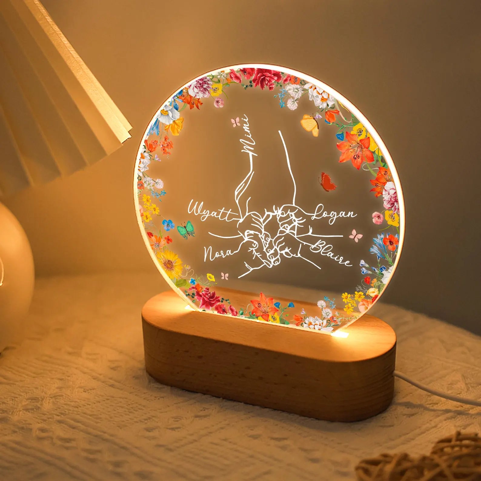 Családi Összetartozás LED Lámpa