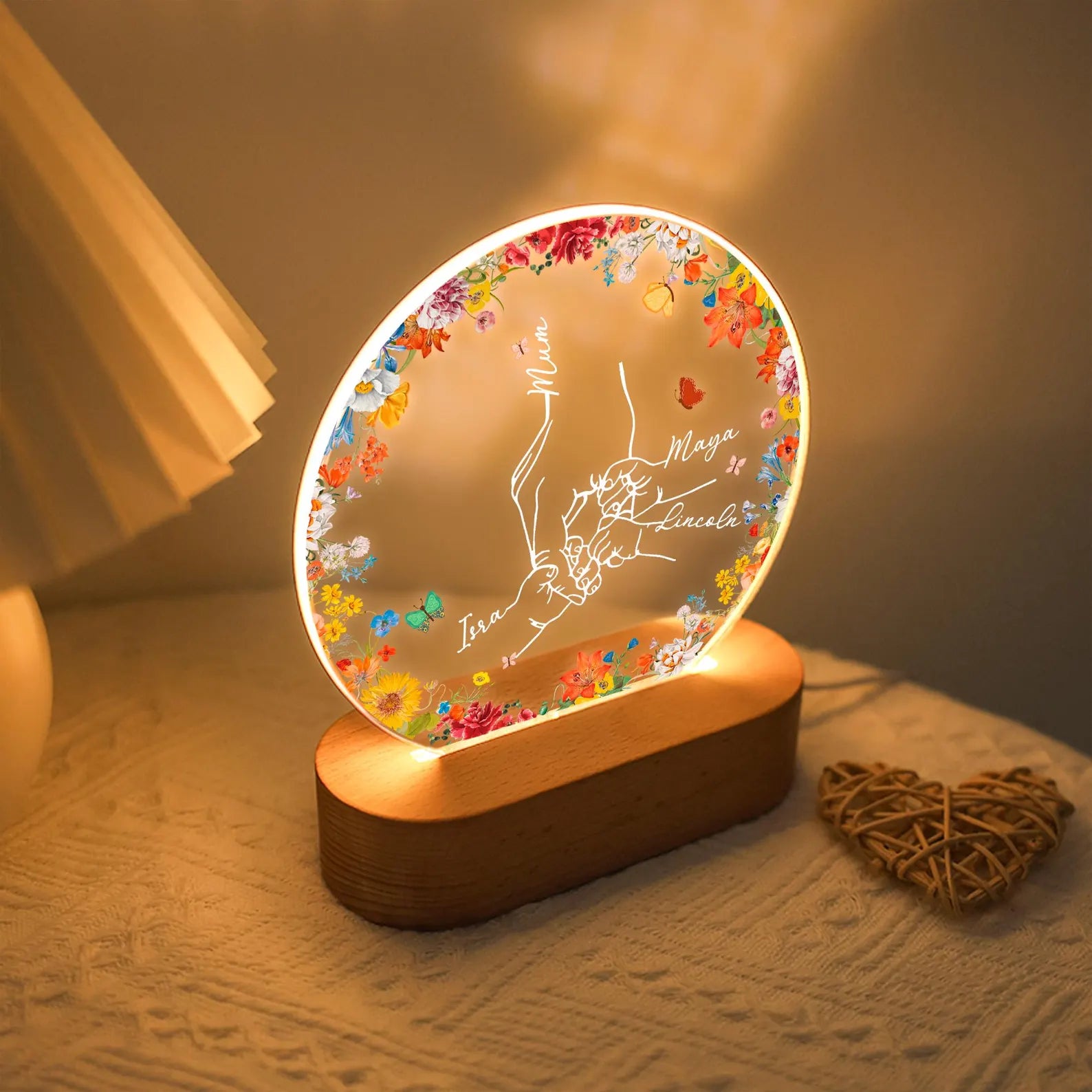 Családi Összetartozás LED Lámpa