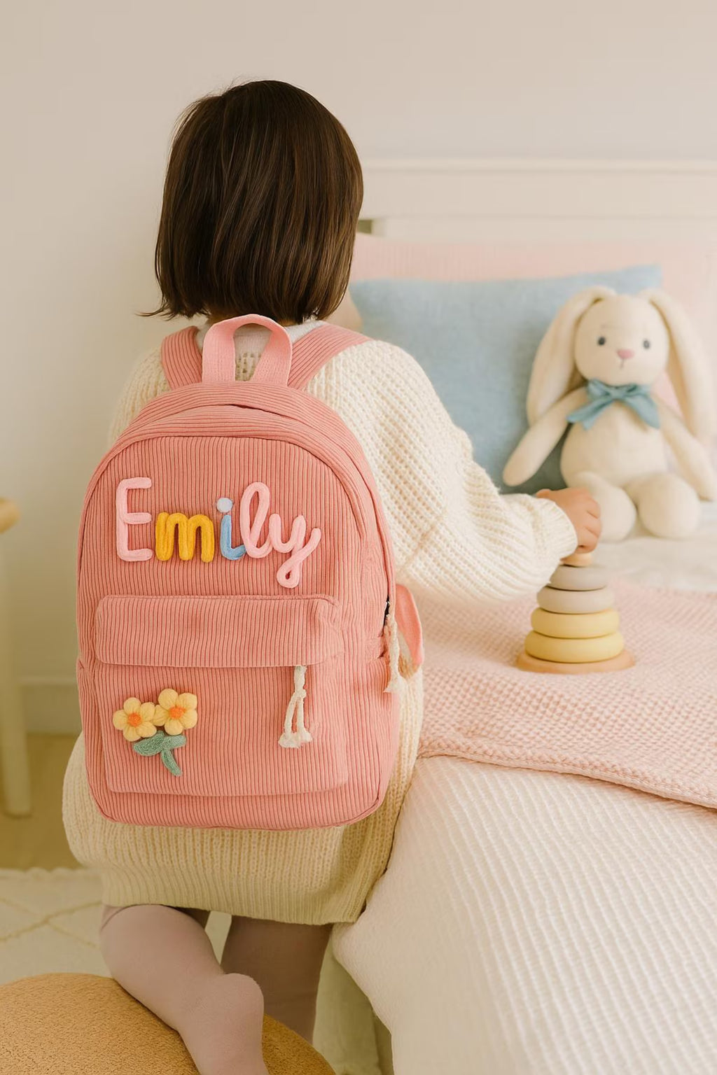 🎒Saját Névvel és Jellel Díszített Gyerekhátizsák