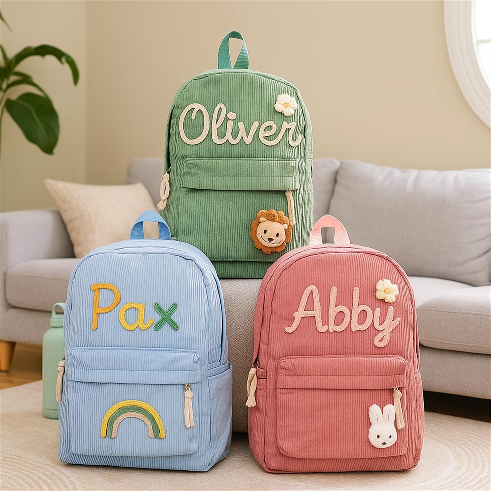 🎒Saját Névvel és Jellel Díszített Gyerekhátizsák