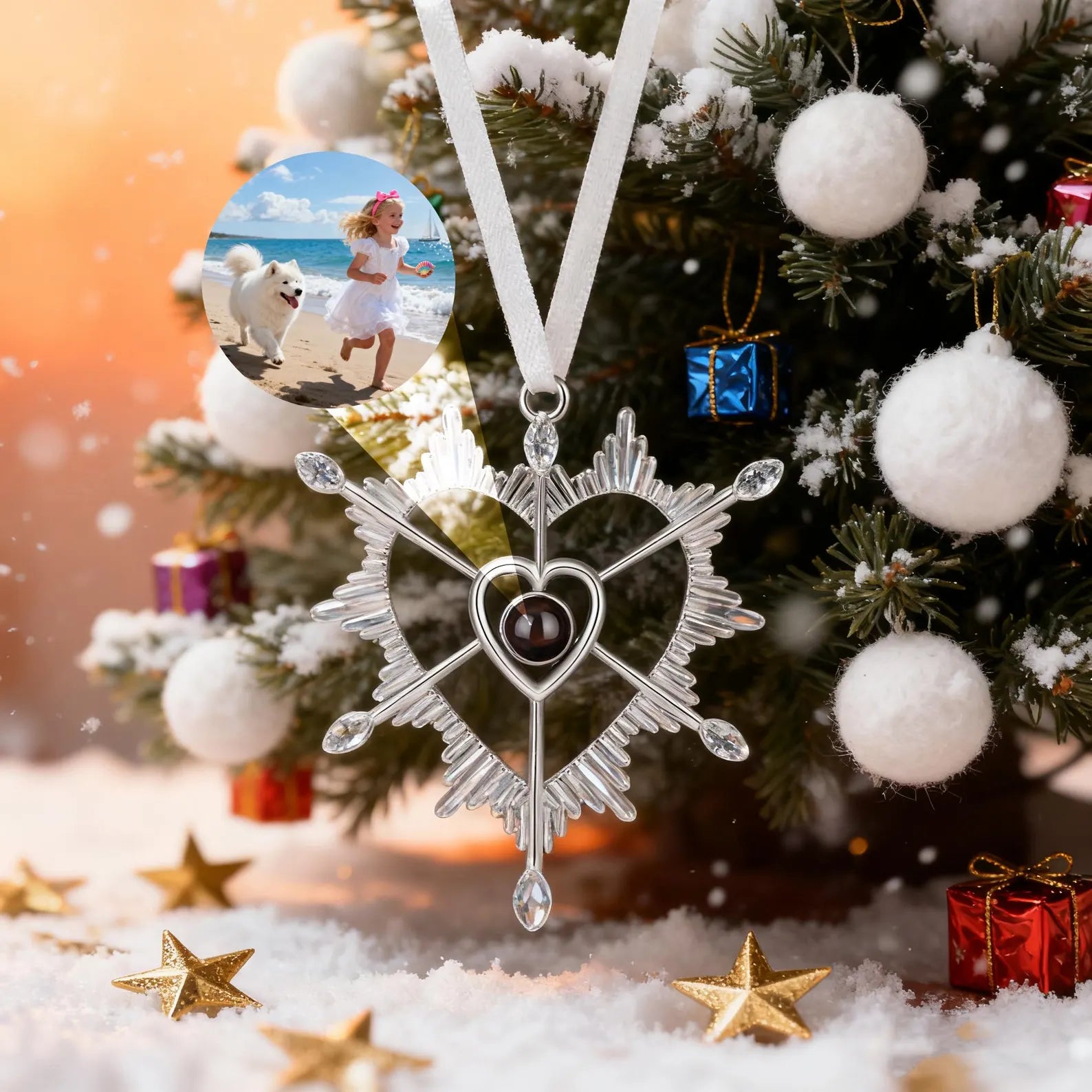 SzívLencse Emlékdísz