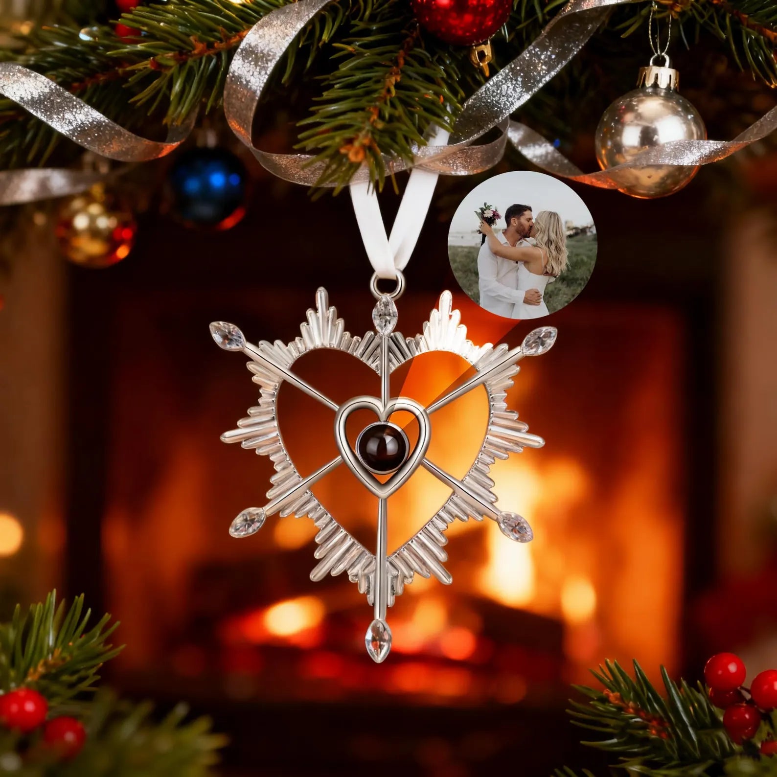 SzívLencse Emlékdísz