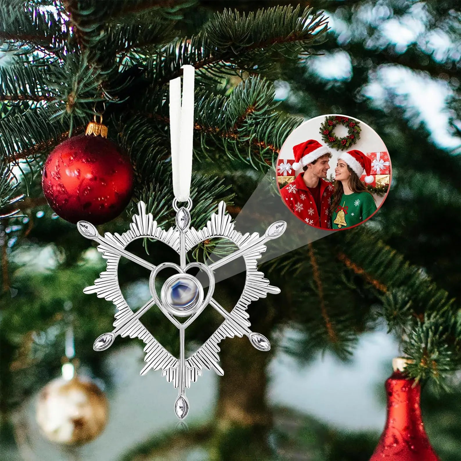 SzívLencse Emlékdísz