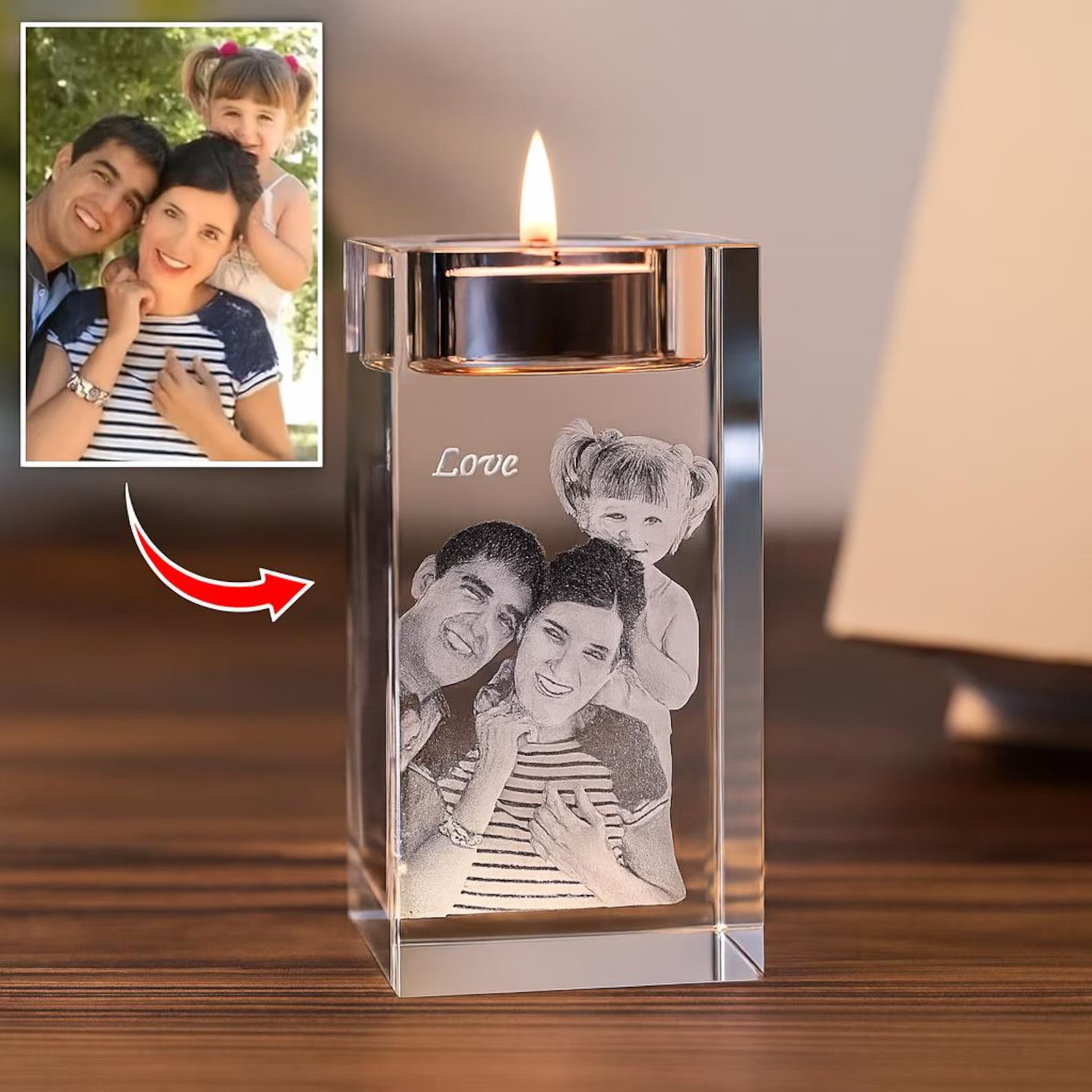 Örökre Velünk Maradsz Mécsestartó