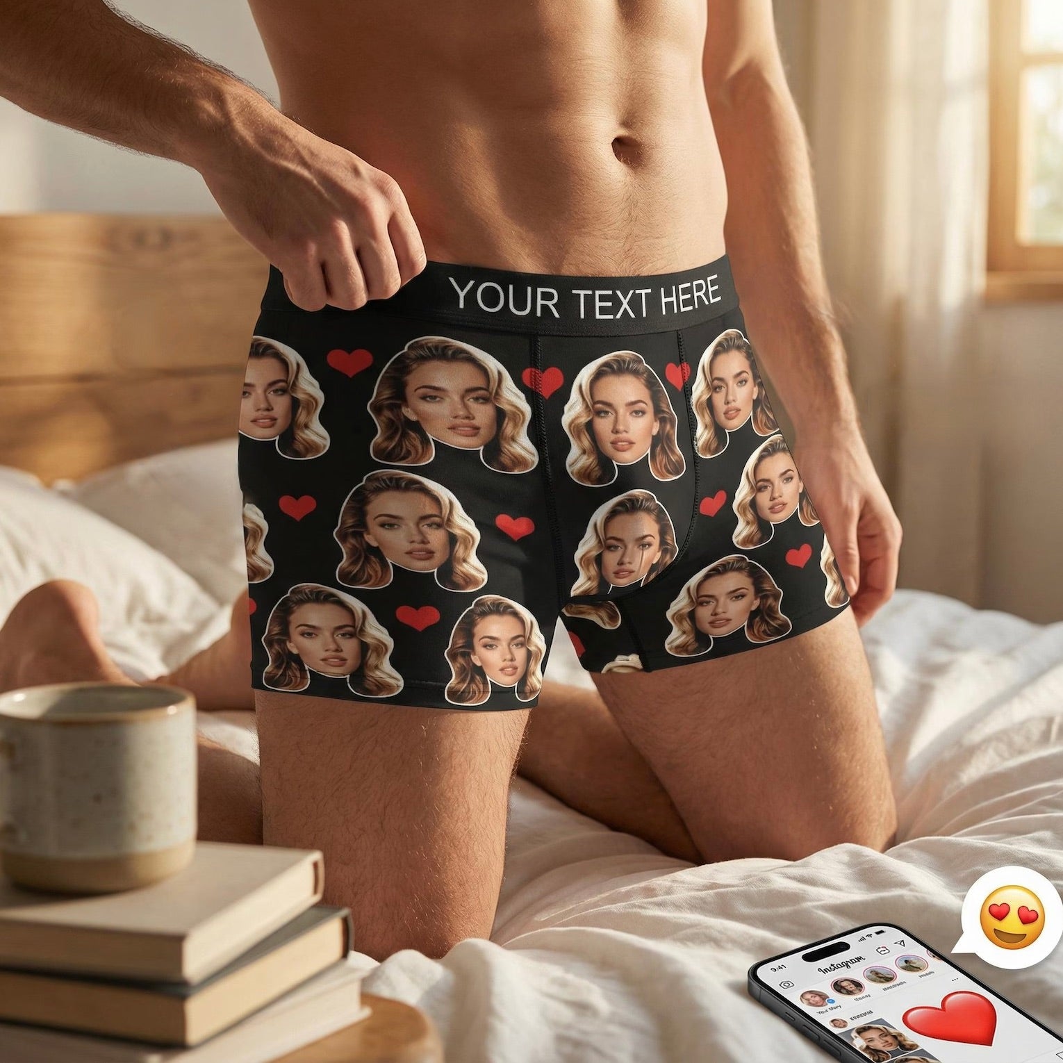 Csak az enyém! – személyre szabható férfi boxeralsó