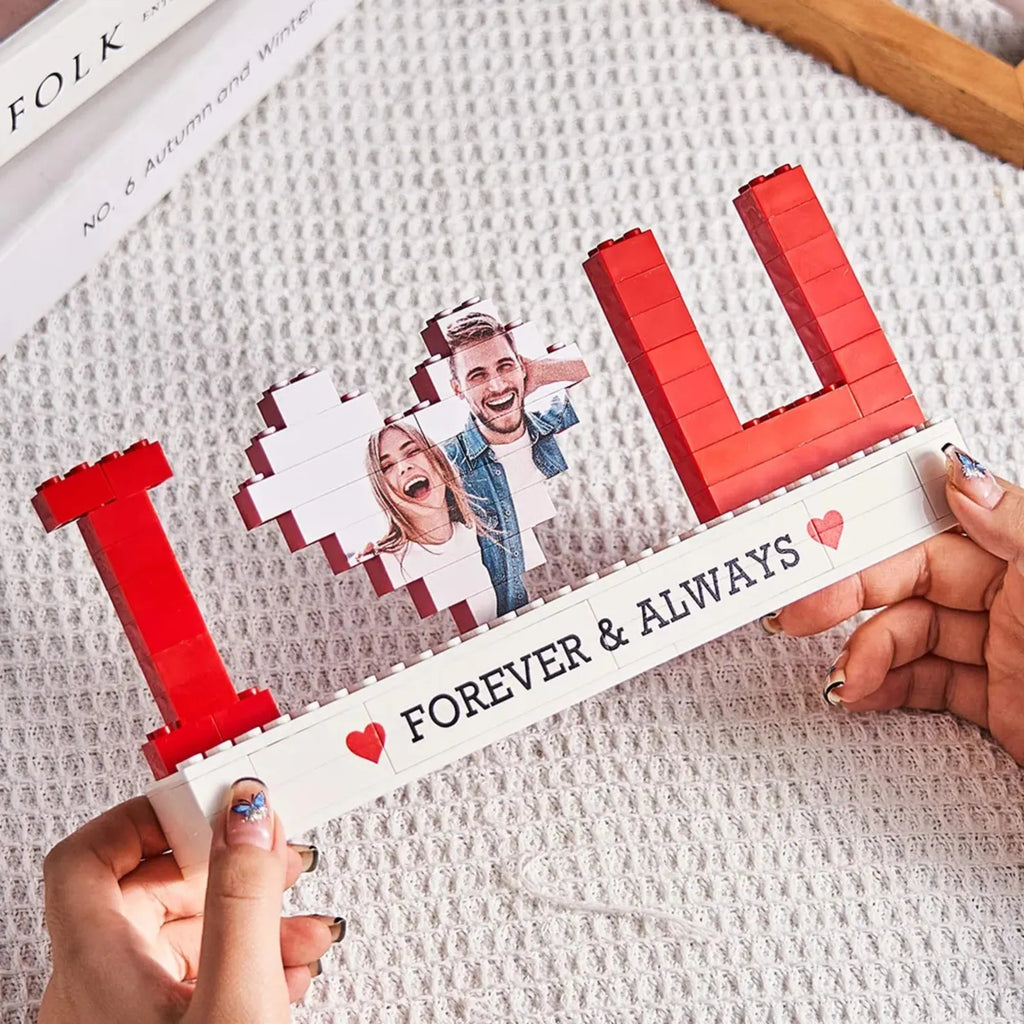 I ❤️ U – Építőkockás emlék