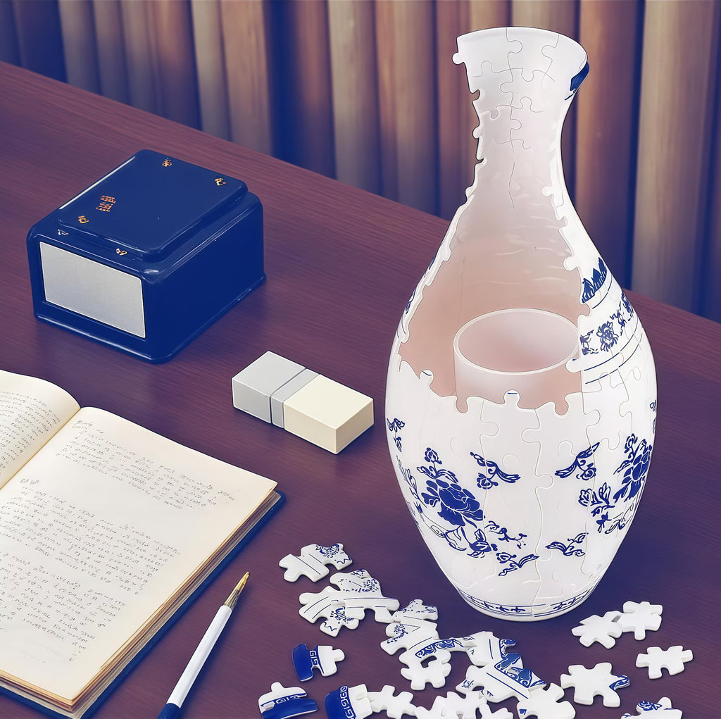 3D Puzzle Porcelán Váza