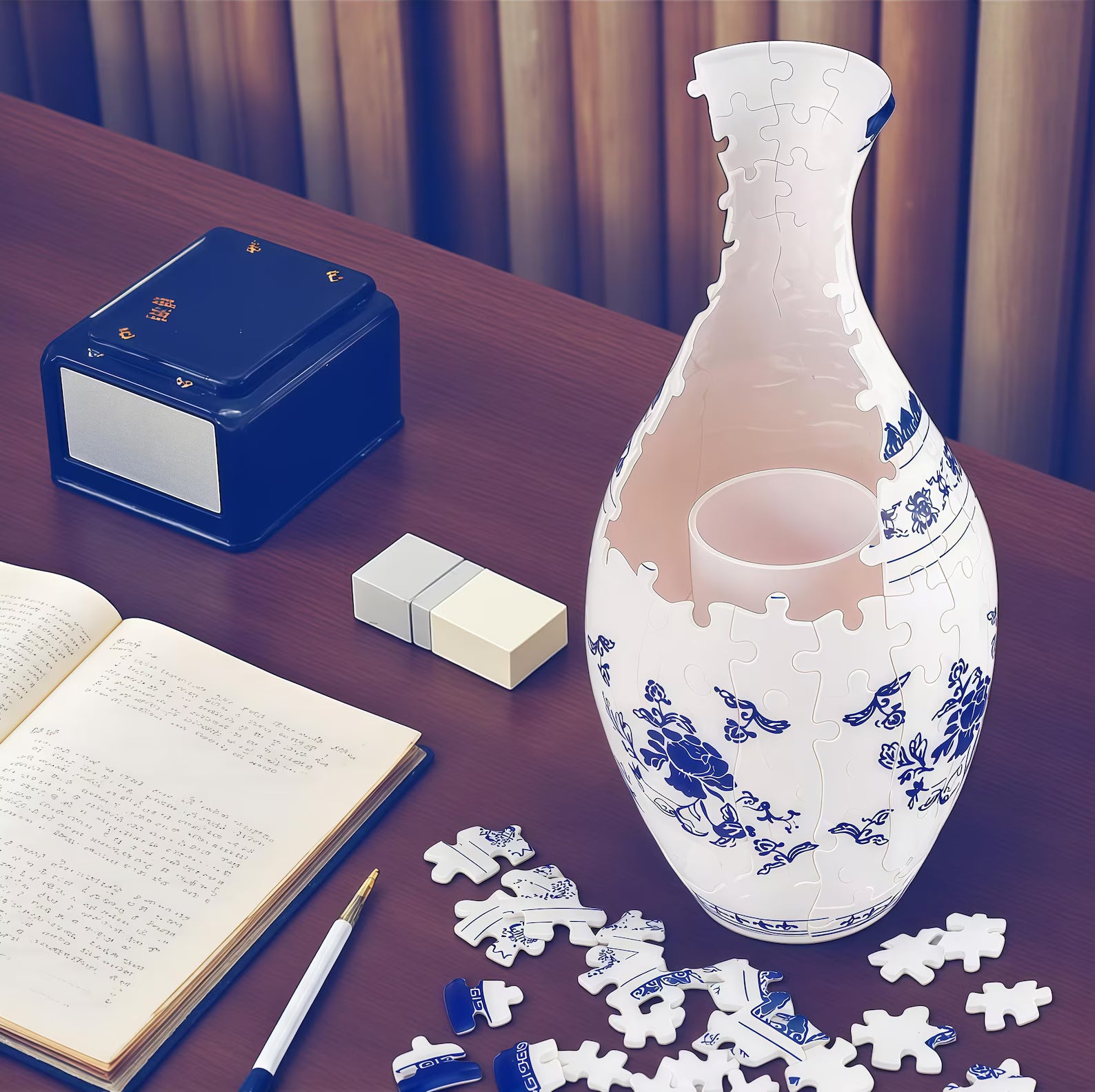 3D Puzzle Porcelán Váza