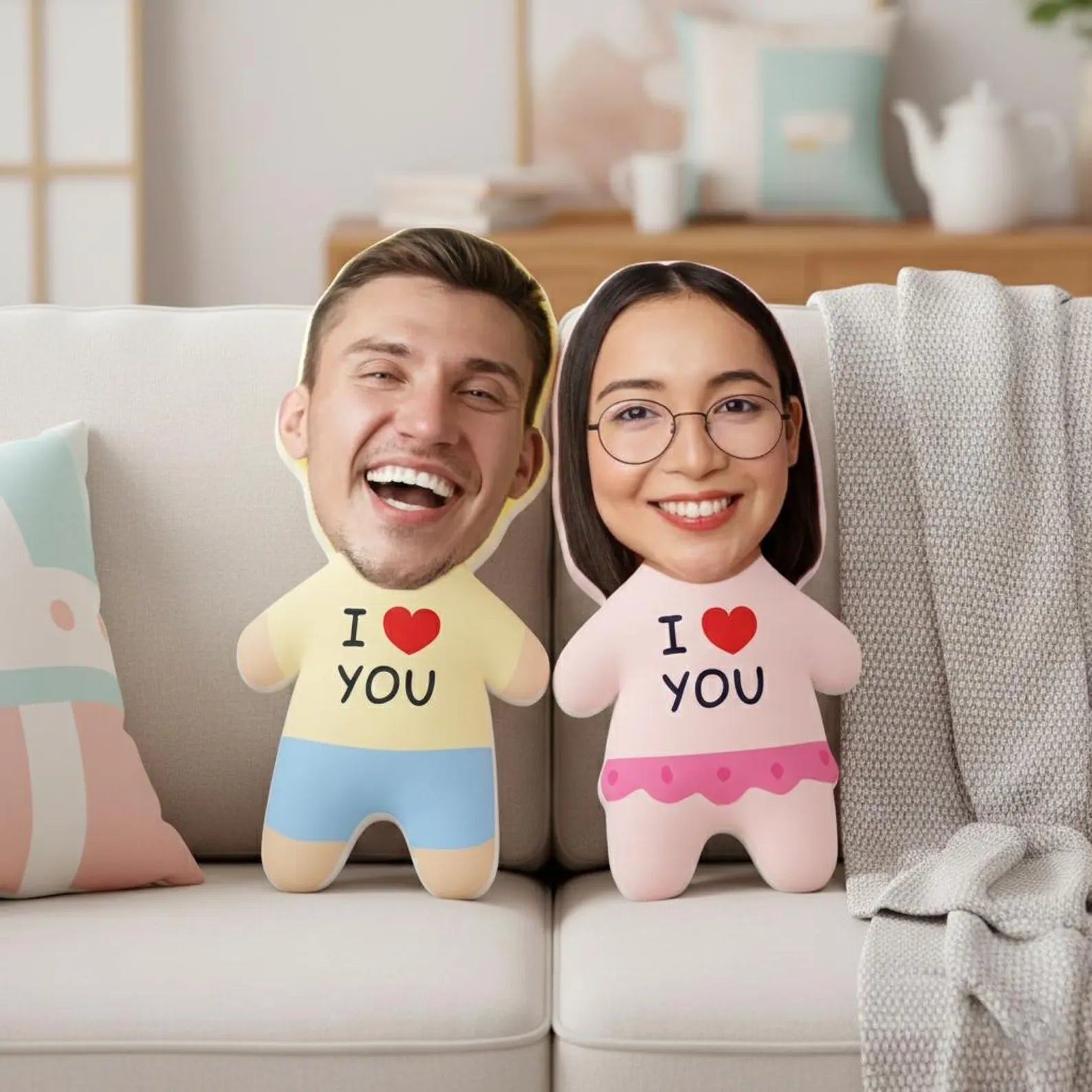 Figurás Valentin-napi Párna