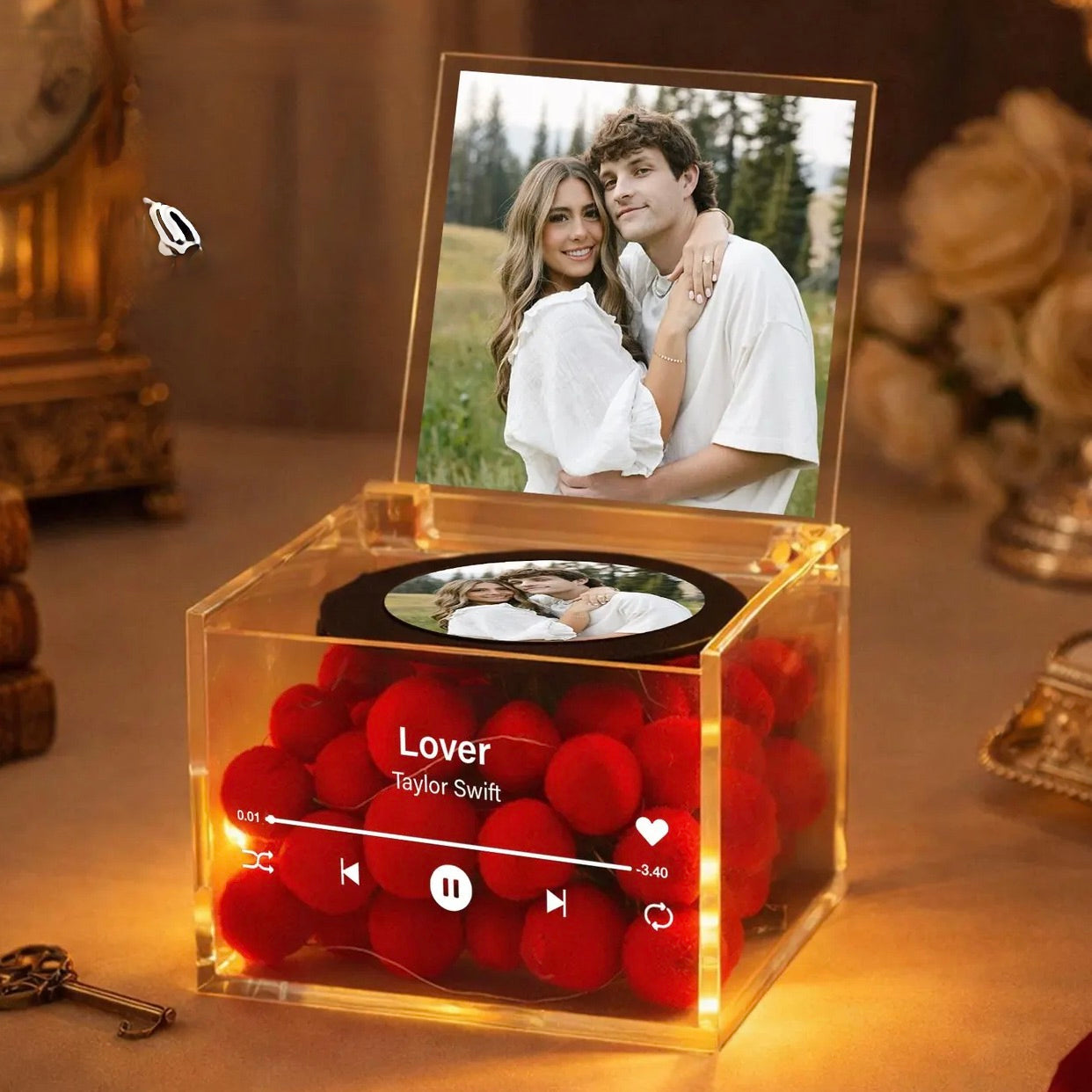 Szívünk Dala – Egyedi Fotós LED Zenedoboz