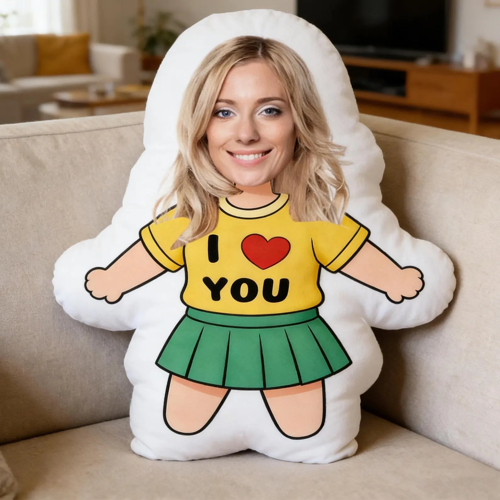 Figurás Valentin-napi Párna