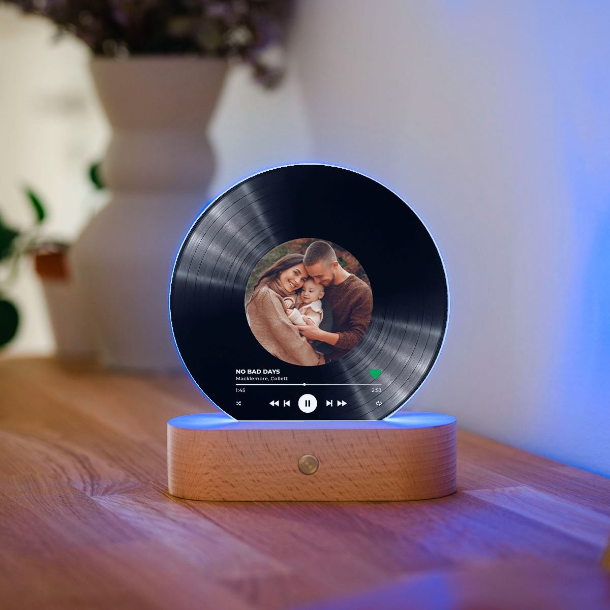 Egyedi Fotós Bakelit Kerámia Tányér/Led Lámpa