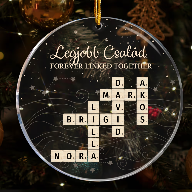 Egyedi Karácsonyfadísz