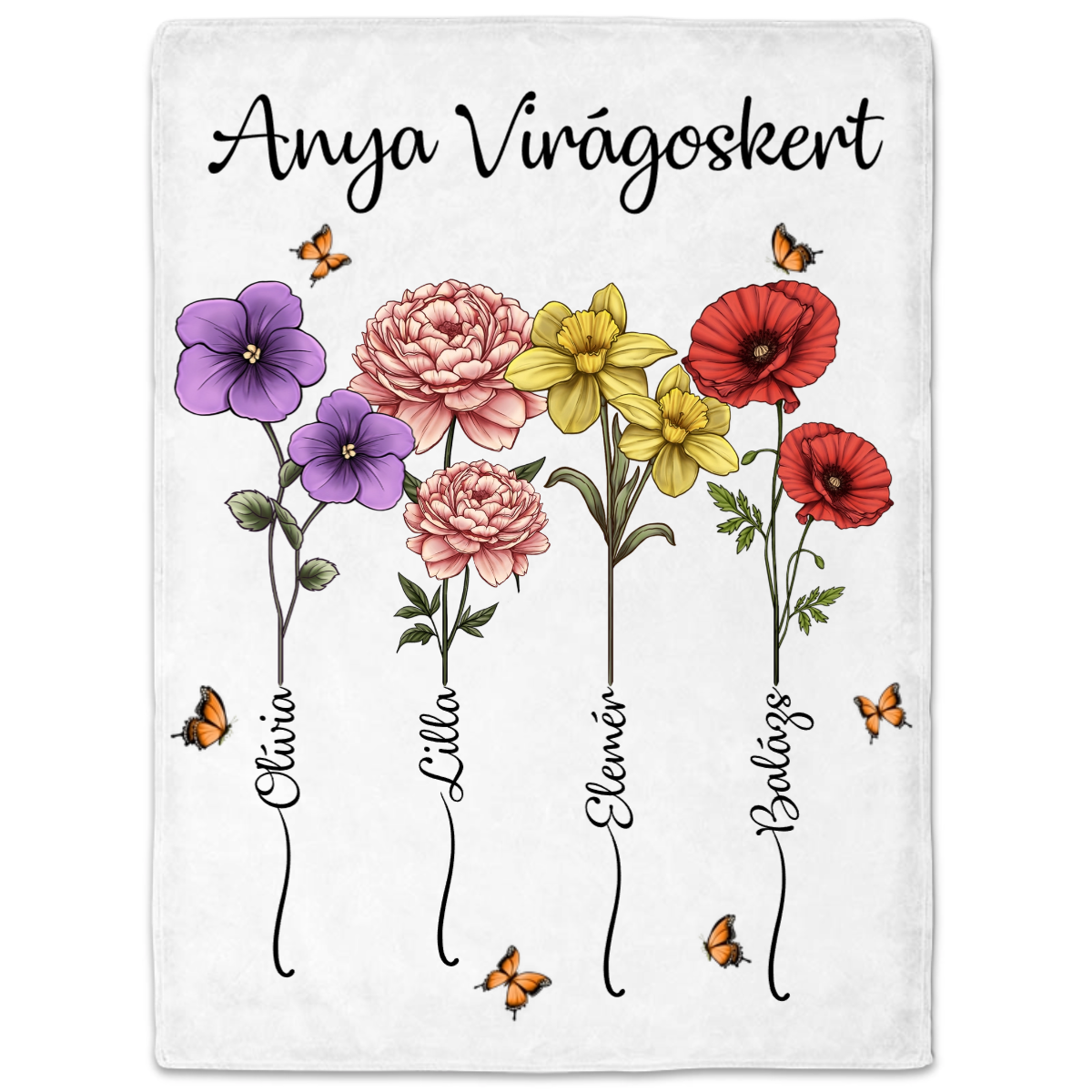 Családi Virágoskert Takaró