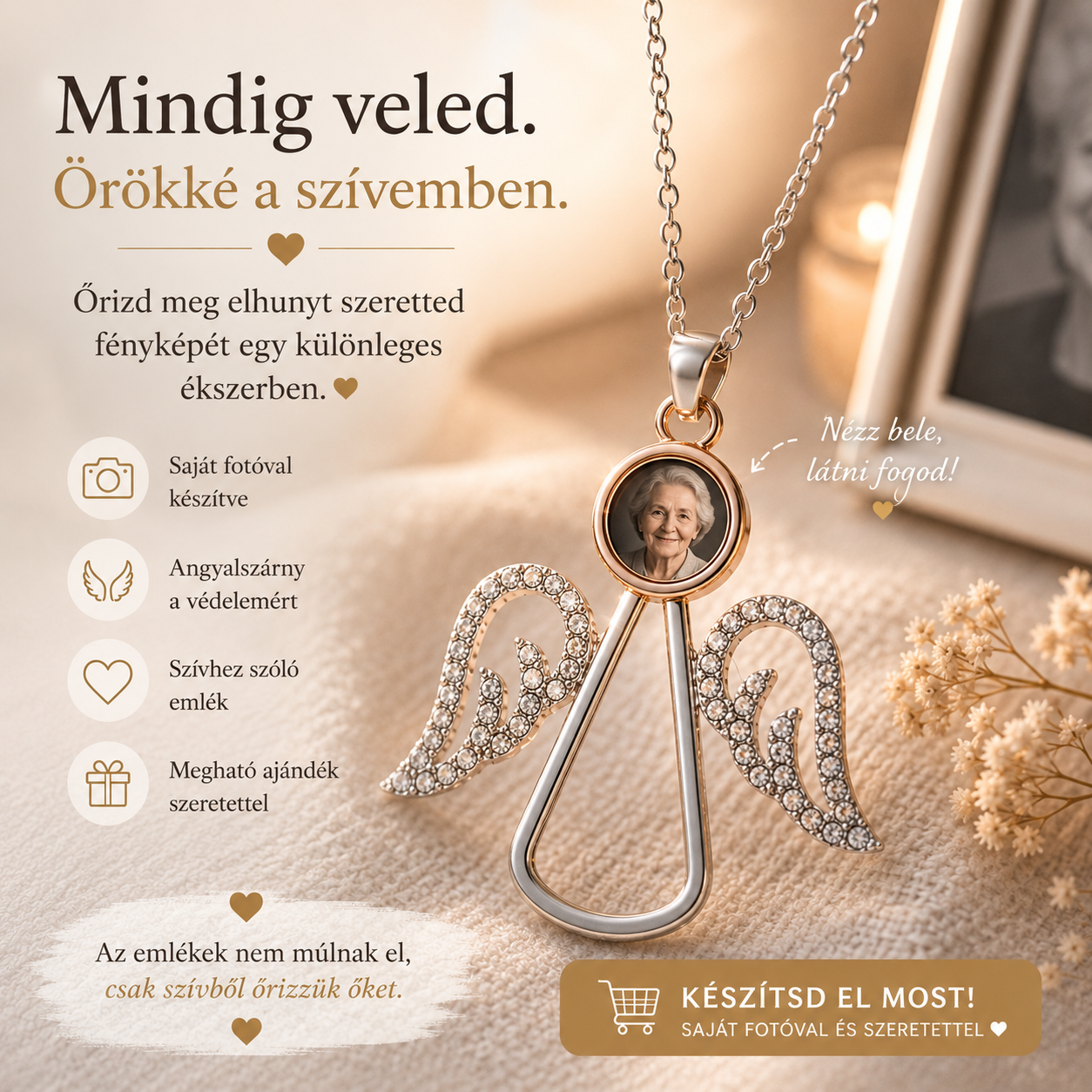 Mindig Velem Maradsz Nyaklánc