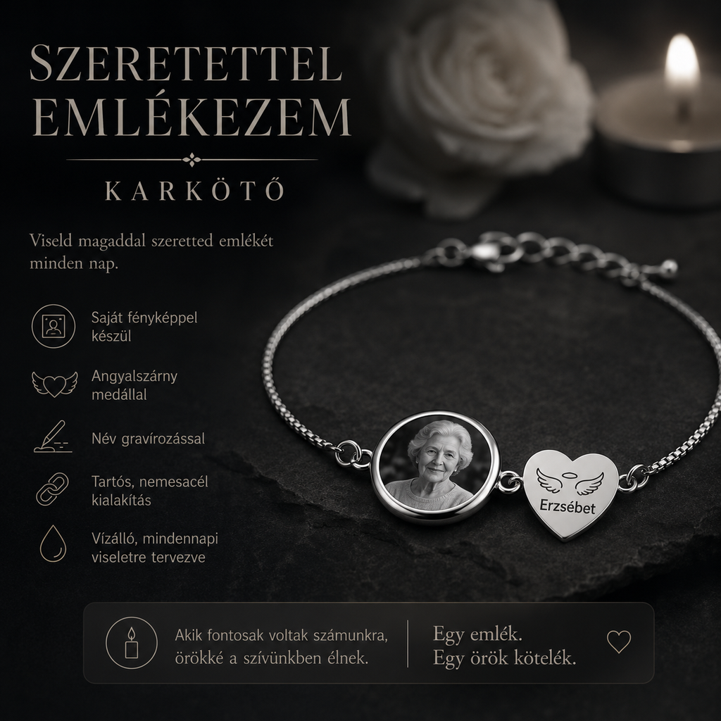 🕊️ Szeretettel Emlékezem Karkötő